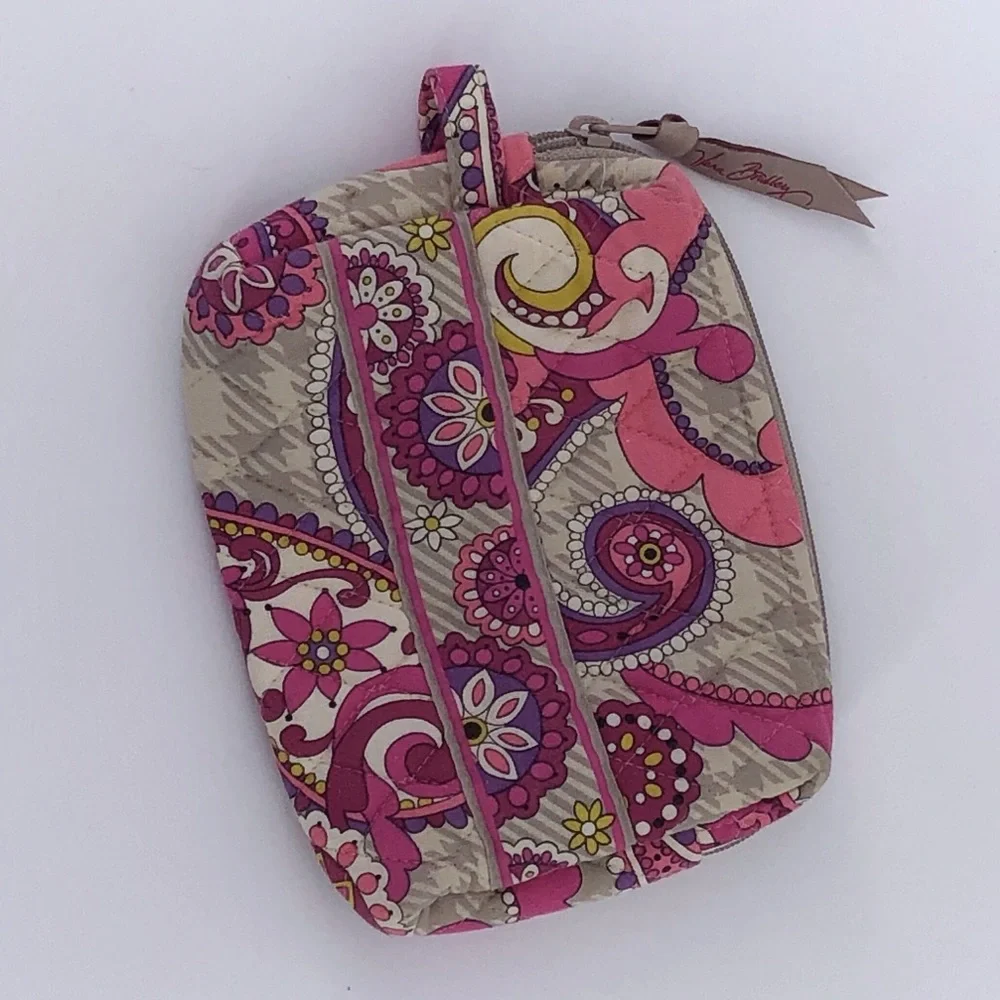 Vera Bradley Paisley Meets Plaid Cosmetic Bag